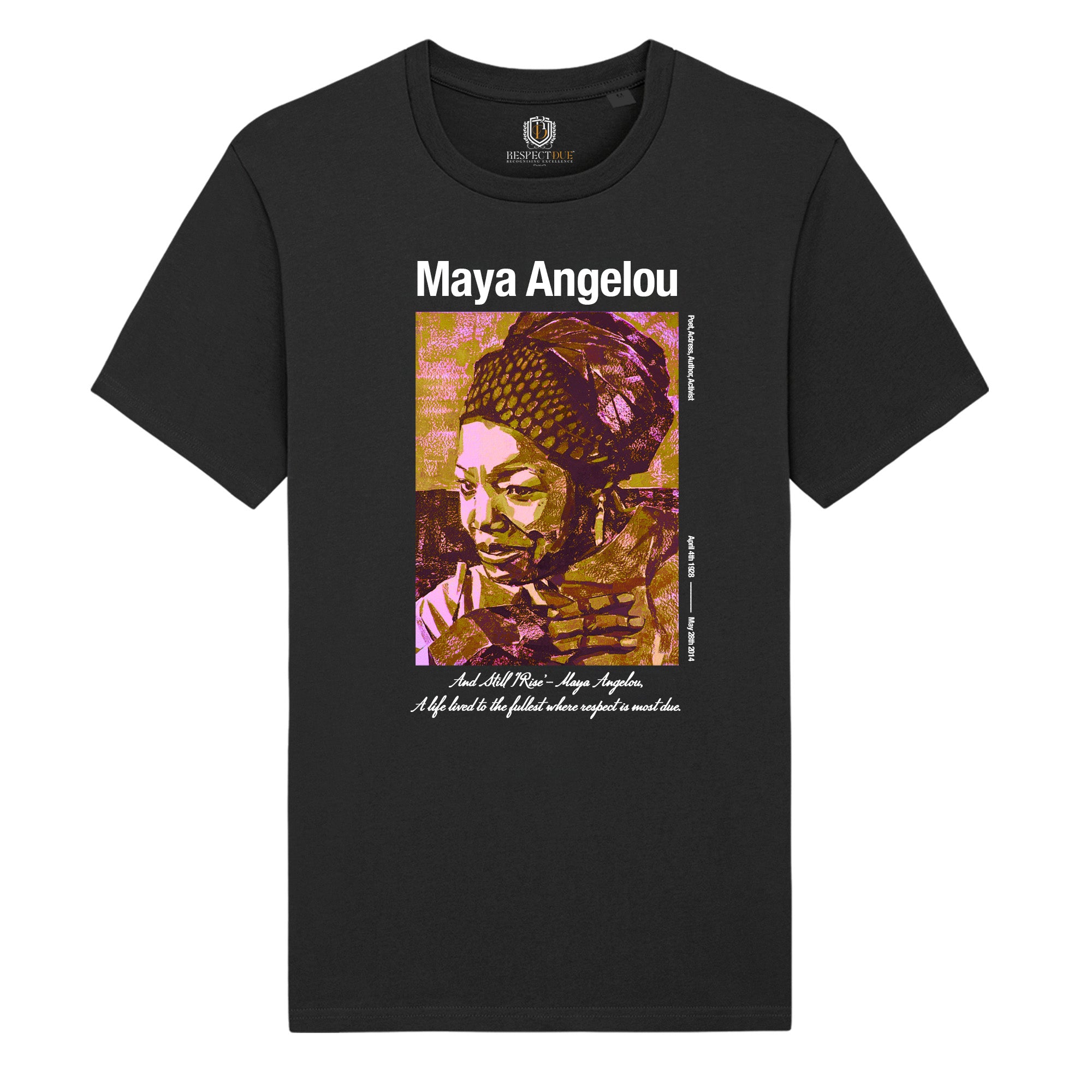 Maya Angelou Unisex Organic Cotton T-Shirt