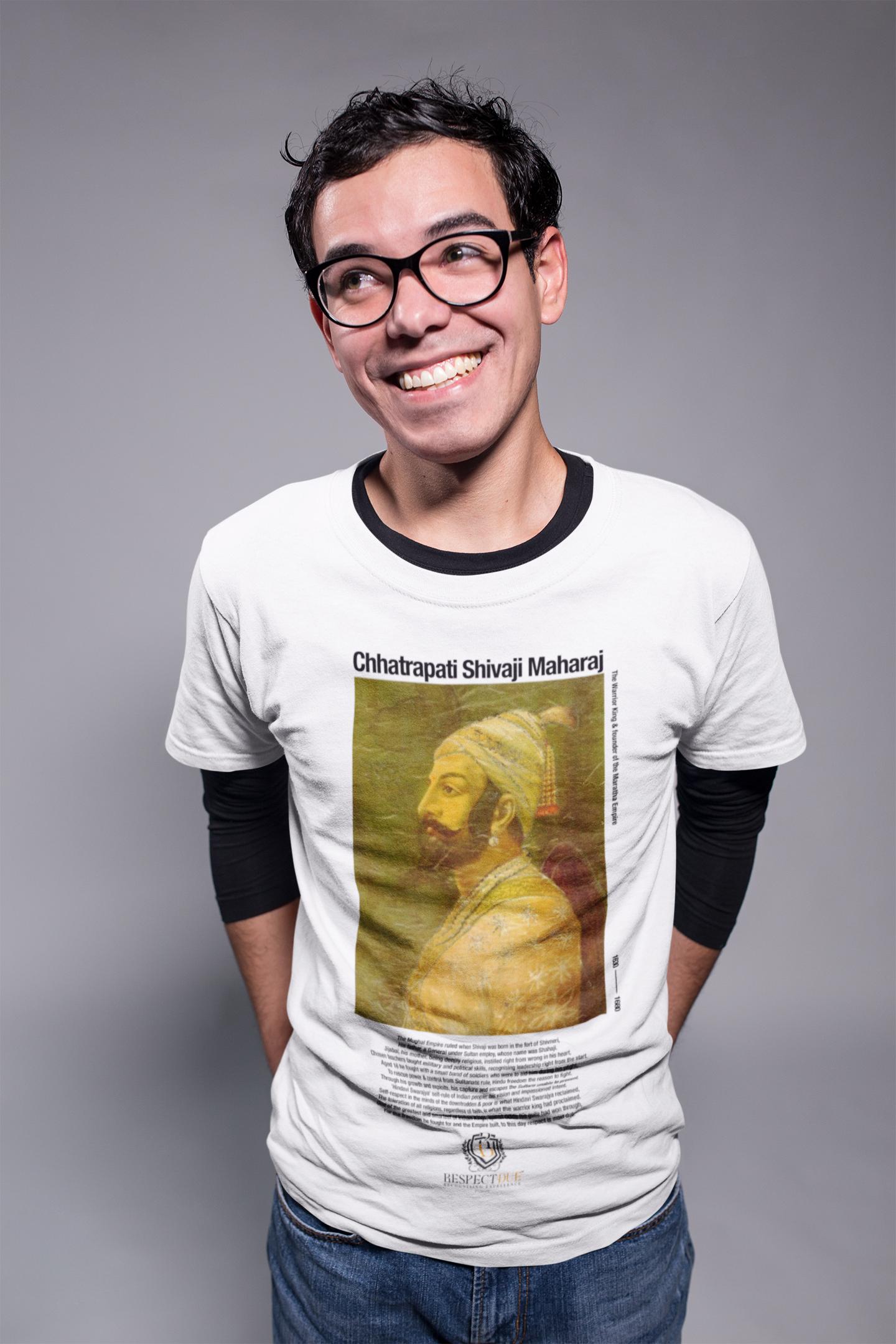 Chhatrapati Shivaji Maharaj Unisex Organic Cotton T-Shirt