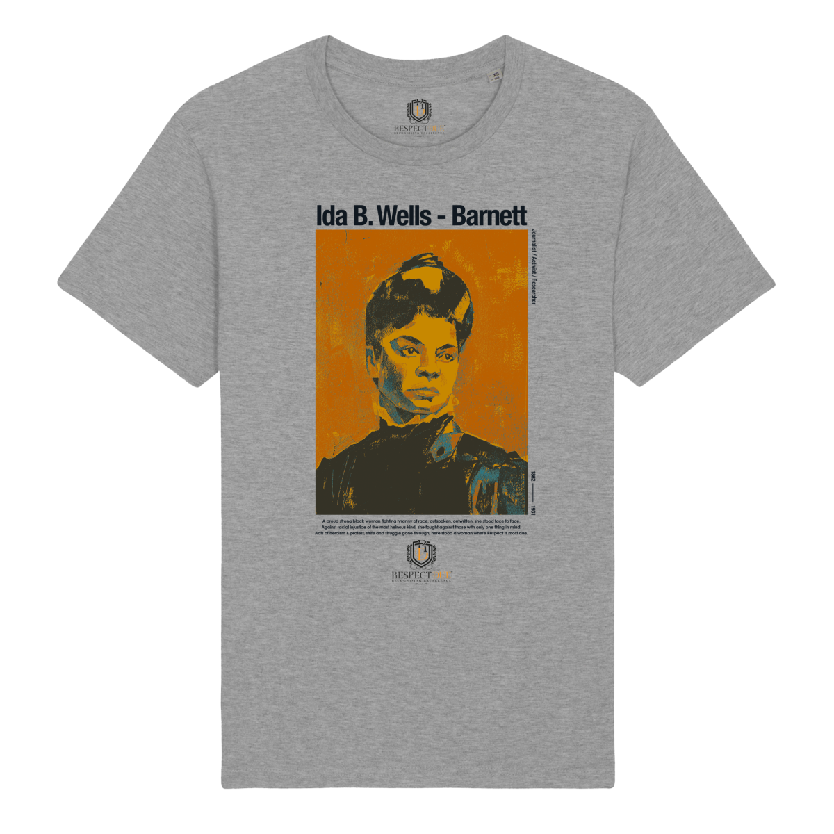 Ida B. Wells-Barnett Unisex Organic Cotton T-Shirt