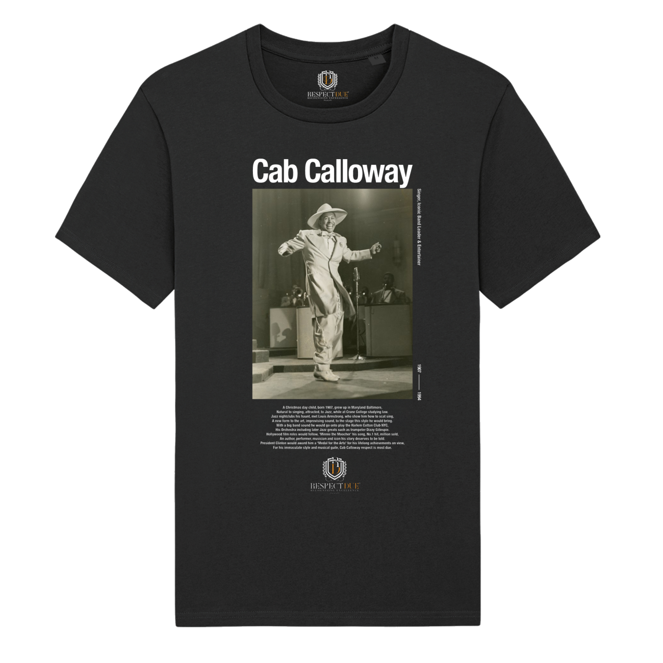 Cab Calloway Unisex Organic Cotton T-Shirt