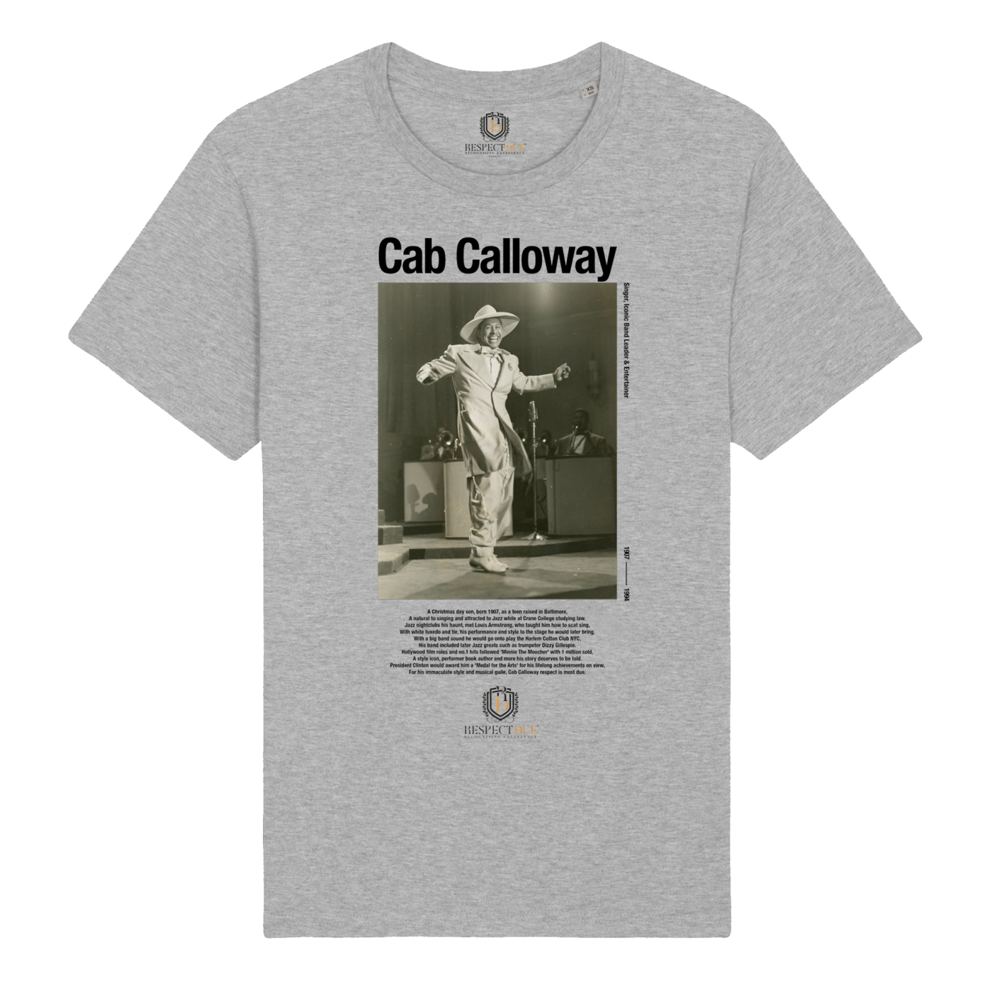 Cab Calloway Unisex Organic Cotton T-Shirt