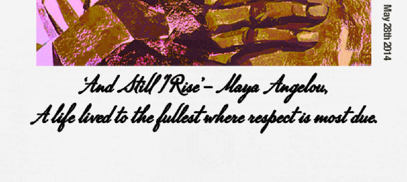 Maya Angelou Unisex Organic Cotton T-Shirt