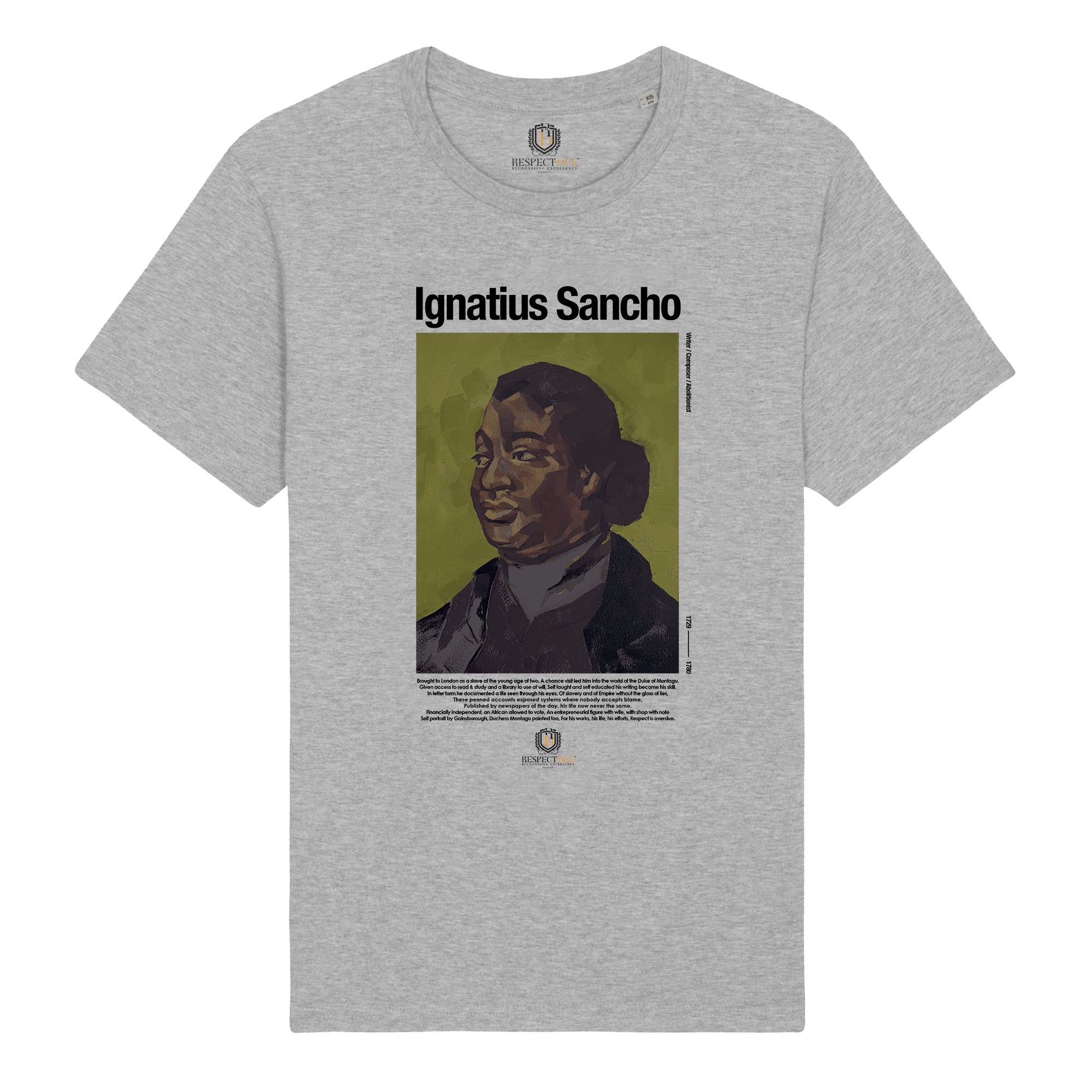 Ignatius Sancho Unisex Organic Cotton T-Shirt