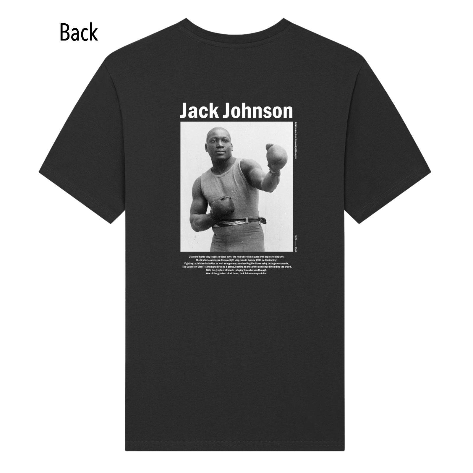 Jack Johnson Back Print Unisex Organic Cotton T-Shirt