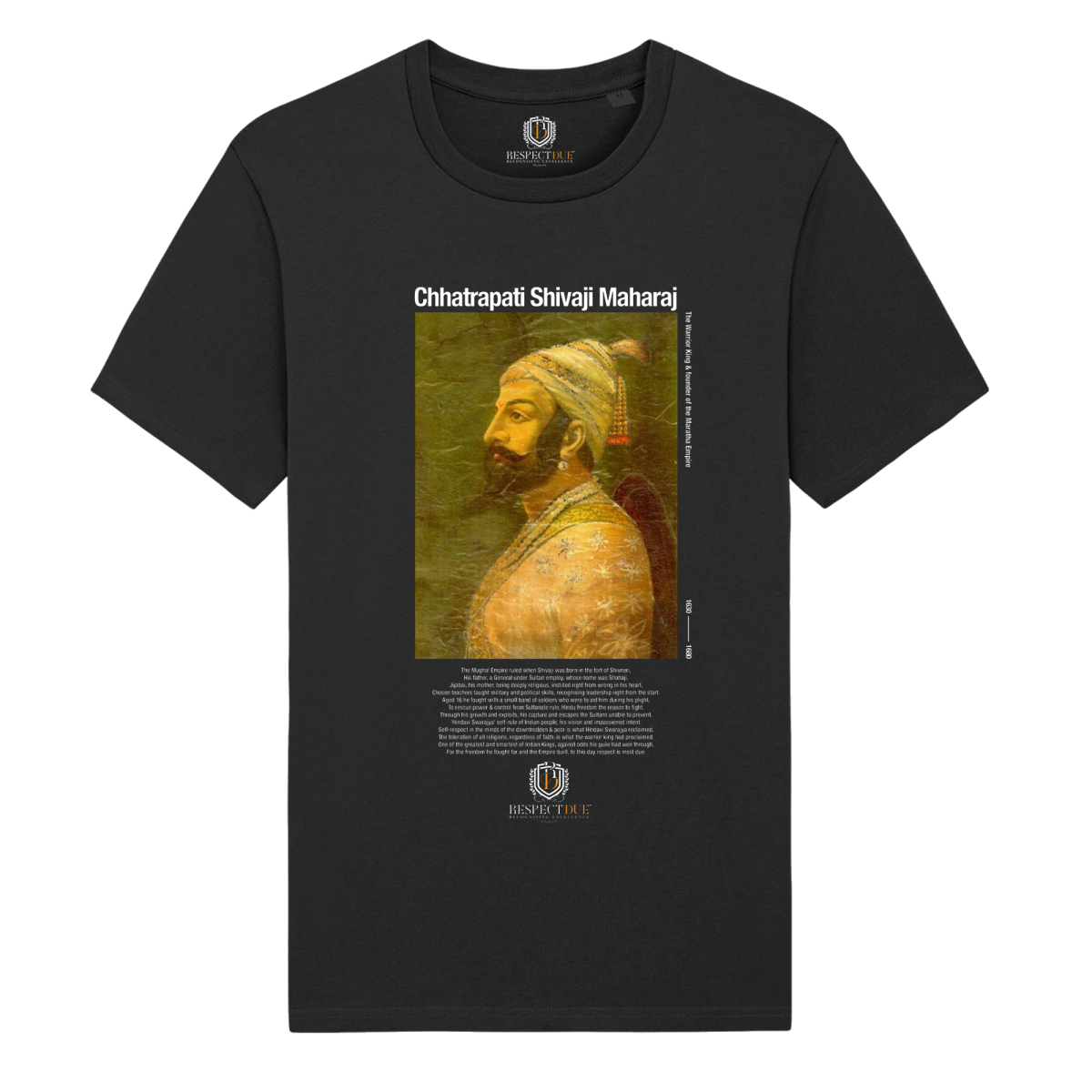 Chhatrapati Shivaji Maharaj Unisex Organic Cotton T-Shirt